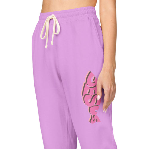 Christ Fleece Sweatpants — Cozy Joggers