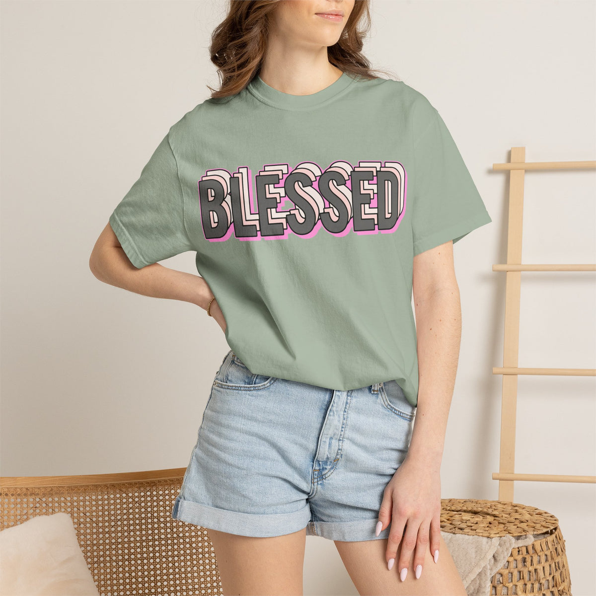 Blessed T-Shirt — Large Logo Tee