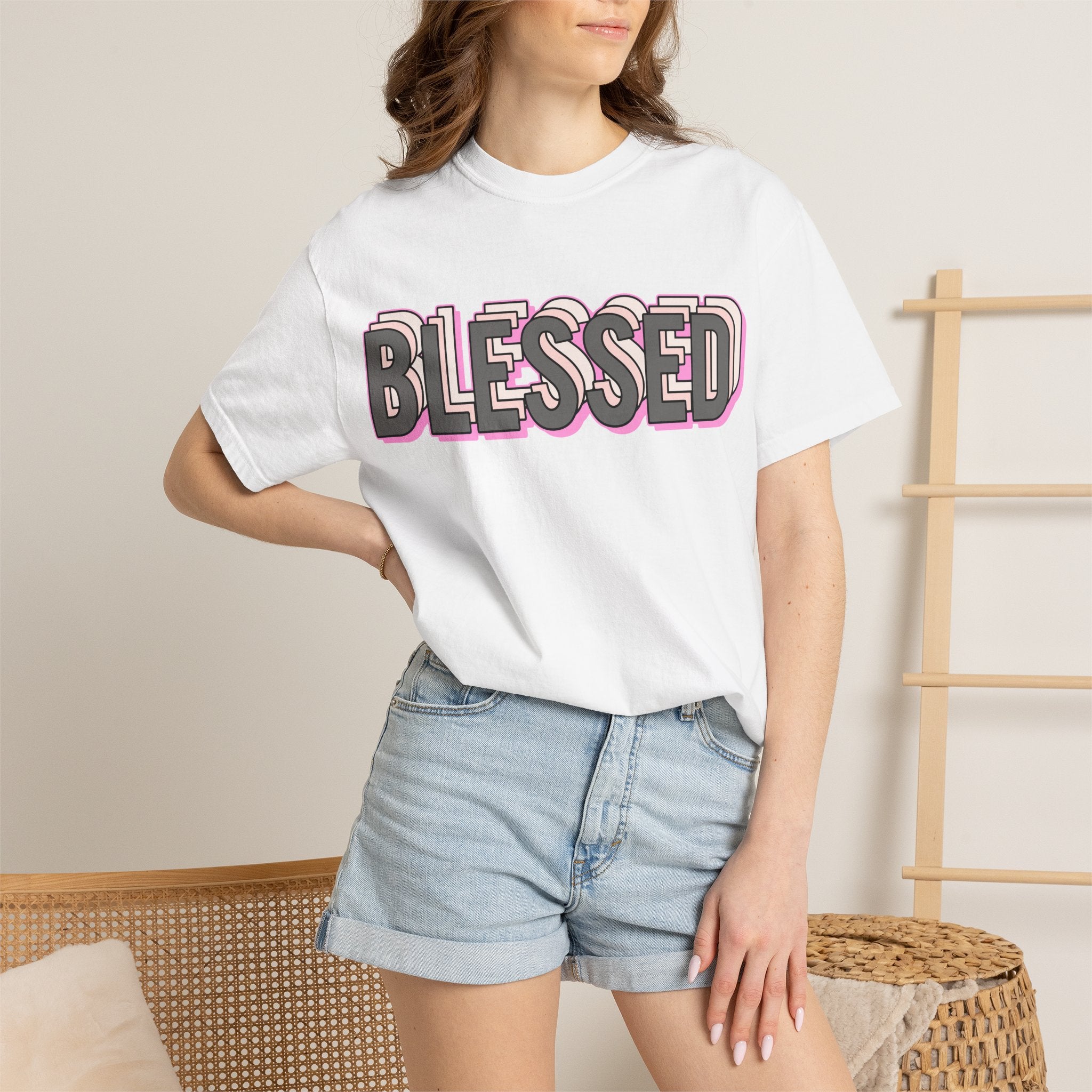 Blessed T-Shirt — Large Logo Tee