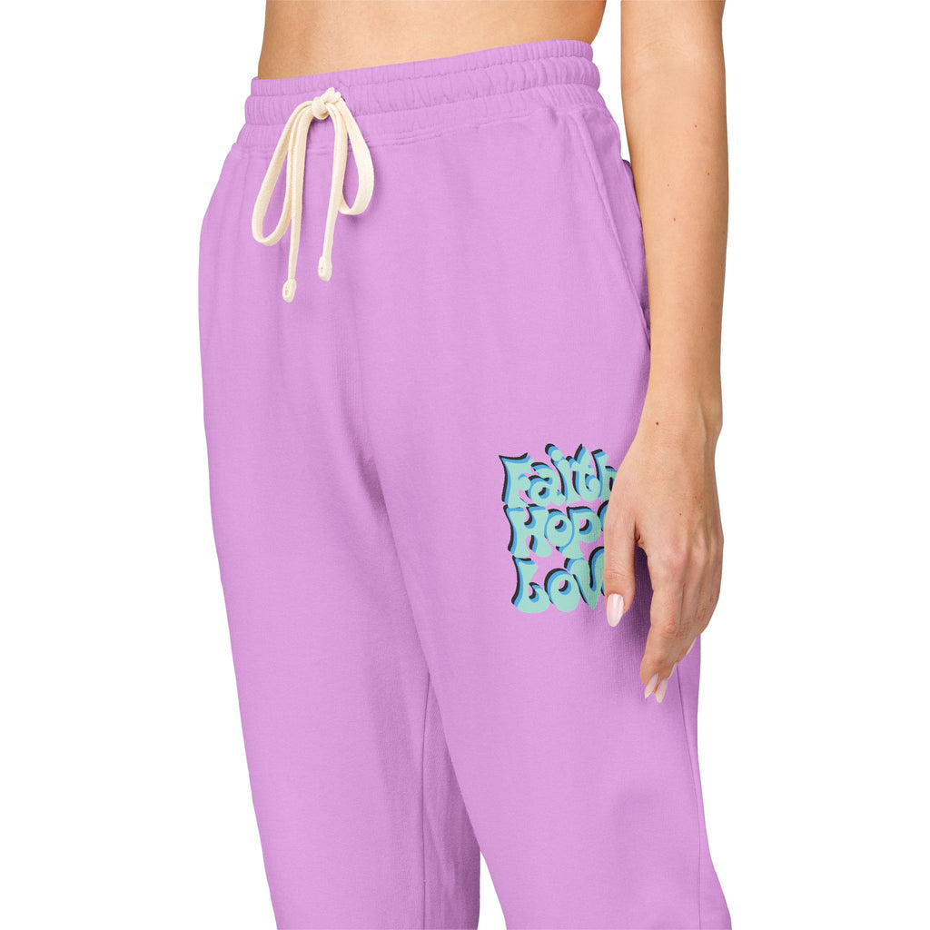 Faith Fleece Sweatpants — Cozy Joggers