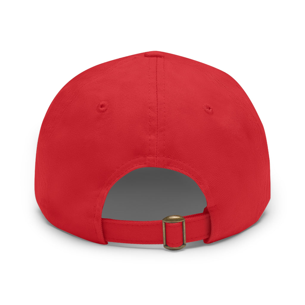 American Flag Leather Patch Hat — Patriotic Baseball Cap