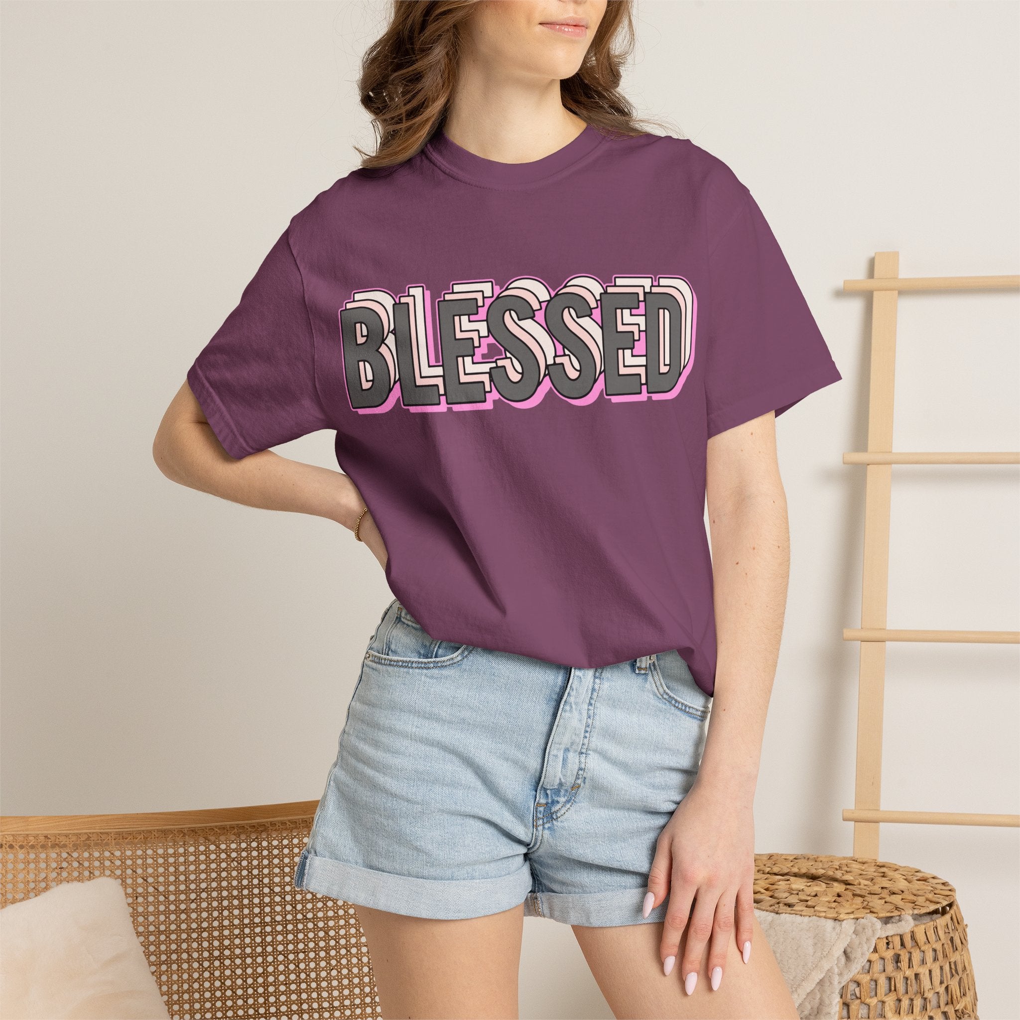 Blessed T-Shirt — Large Logo Tee