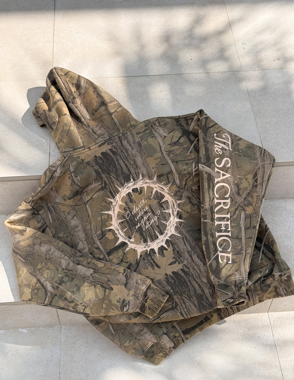 His Sacrifice Camo Unisex Hoodie