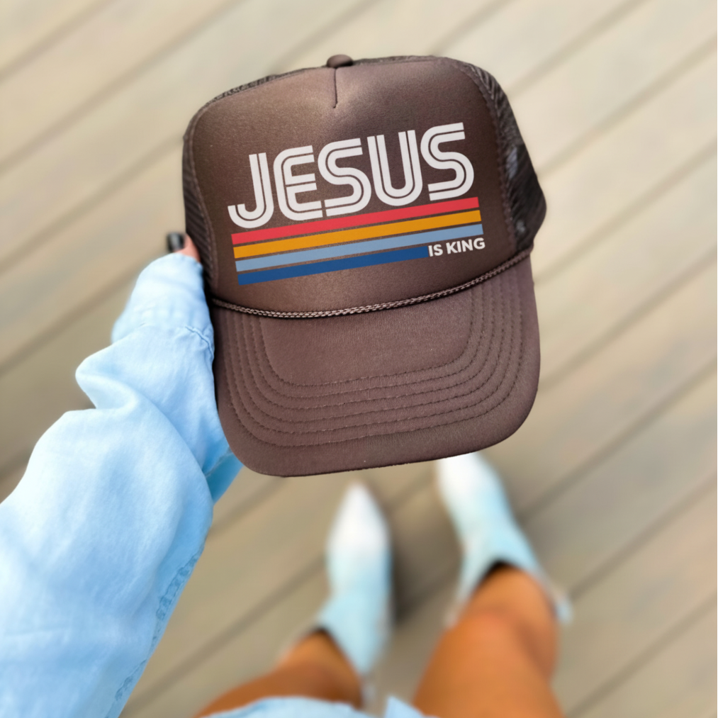 JESUS IS KING Trucker Hat